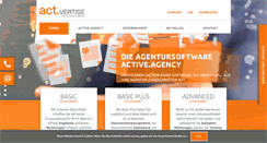 Desktop Screenshot of actvertise.de