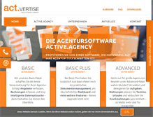 Tablet Screenshot of actvertise.de